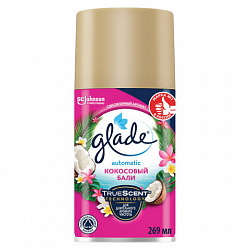 Сменный баллон 269 мл, GLADE "Кокосовый Бали" для автоматических освежителей, 864981