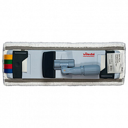 Насадка МОП плоская 40 см, VILEDA PROFESSIONAL "МикроПлюс Комби", уши (ТИП УВ) микрофибра / скраб, 167298
