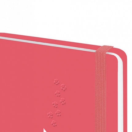 Еженедельник датированный 2026 с резинкой 171х93 мм, BRAUBERG, твердый, УФ-ЛАК, 64 л., "Кот", 117349