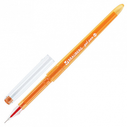 Ручки гелевые BRAUBERG DIAMOND, НАБОР 12 ЦВЕТОВ, узел 0,5 мм, линия письма 0,25 мм, 143377