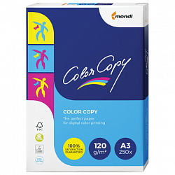 Бумага COLOR COPY, БОЛЬШОЙ ФОРМАТ (297х420 мм), А3, 120 г/м2, 250 л., для полноцветной лазерной печати, А++, Австрия, 161% (CIE)