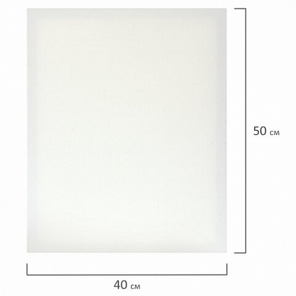 Холсты на подрамнике НАБОР 3 шт. (30х40 см, 40х50 см, 50х70 см), 280 г/м2, грунт, хлопок, BRAUBERG ART, 192270