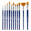 Кисти художественные набор 12 шт. в пенале, синтетика, BRAUBERG ART DEBUT, 201042