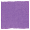 Салфетка из МИКРОФИБРЫ для стекол и зеркал 30х30 см, фиолетовая, 280 г/м2, LAIMA, 601248