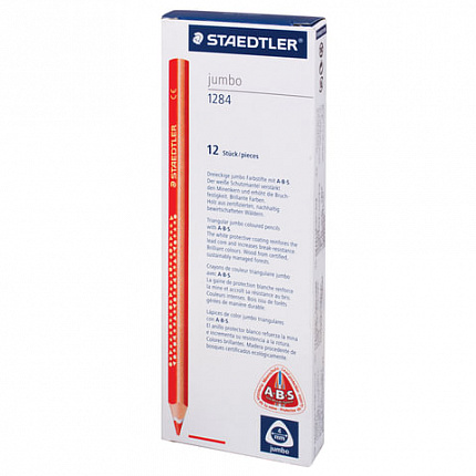 Карандаш цветной утолщенный STAEDTLER "Noris club", 1 шт., трехгранный, грифель 4 мм, фиолетовый, 1284-6