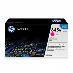 Картридж лазерный HP (C9733A) Color LaserJet 5500/5550, №645A, пурпурный, оригинальный, ресурс 12000 страниц