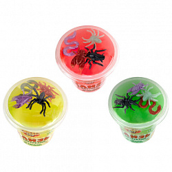 Слайм Слизь с фигурками, насекомые, 200 г, АССОРТИ 3 вида, JOLLY JOT (ДЖОЛЛИ ДЖОТ), 666664