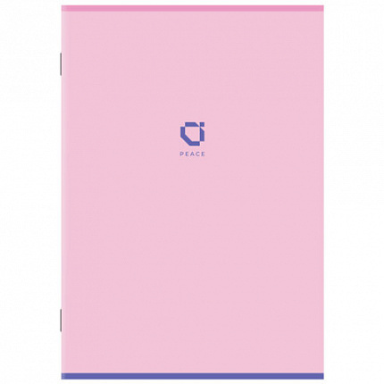 Тетрадь А4 96 л. STAFF College скоба, клетка, офсет №2 ЭКОНОМ, обложка картон, ОДНОТОННАЯ, 405620