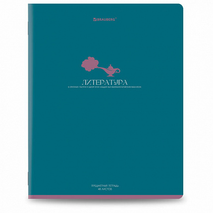 Тетради предметные, КОМПЛЕКТ 13 ПРЕДМЕТОВ, 48 л., матовая ламинация, BRAUBERG "MONOCOLOR", 405175