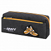 Пенал мягкий BRAUBERG, 2 отделения, полиэстер, "Sport scorer", серый, 20х9х6 см, 271575