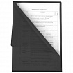Папка-уголок прозрачная А4 BRAUBERG UNIVERSAL, черная, 0,10 мм, со штрихкодом, 273046