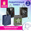 Пакет подарочный (1 штука) 26х13х32 см (L), "Man Style", ассорти, фольга, выборочный лак, ЗОЛОТАЯ СКАЗКА, 700813