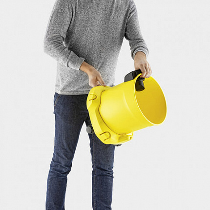 Пылесос хозяйственный KARCHER WD 3 P, мусоросборник 17л, мощность 1000Вт, желтый, 1.6, 1.628-170.0