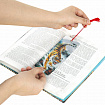 Закладка для книг с линейкой 3D-ОБЪЕМНАЯ BRAUBERG, "Бенгальский тигр", с декоративным шнурком, 125755