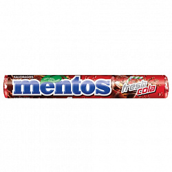 Жевательное драже MENTOS (Ментос) "Кола", 37 г, 88331