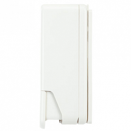 Дозатор двойной 2 х 0,3 л для жидкого мыла/шампуня/геля LAIMA PREMIUM, НАЛИВНОЙ, белый, ABS-пластик, 609499