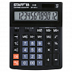 Калькулятор настольный STAFF STF-444-12 (199x153 мм), 12 разрядов, двойное питание, 250303