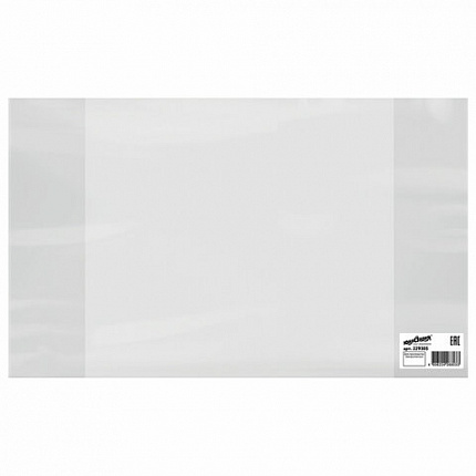 Обложка ПВХ для тетрадей и дневников, ЮНЛАНДИЯ, 120 мкм, 208х346 мм, штрих-код, 229305