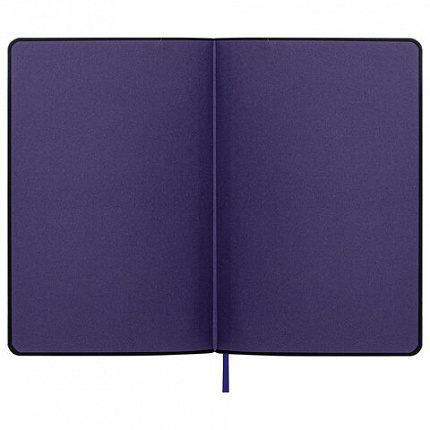 Ежедневник недатированный А5 (138х213 мм) BRAUBERG "Stylish", кожзам, гибкий, 160 л., фиолетовый, 111861