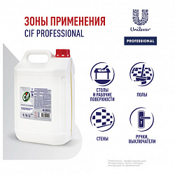 Средство моющее универсальное с дезинфицирующим эффектом 5 л, СИФ Professional