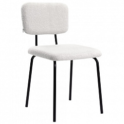 Стулья BRABIX "Ideal CF-080", КОМПЛЕКТ 4 шт., черный каркас, букле белый, 533254