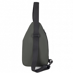 Рюкзак однолямочный HEIKKI SMOOTH (ХЕЙКИ), 2 отделения, хаки, 35x20x8 см, 273920