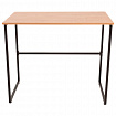 Стол BRABIX "SMART CD-020", 900х500х770 мм, ЛОФТ, металл/ЛДСП бунратти, каркас черный, 641950