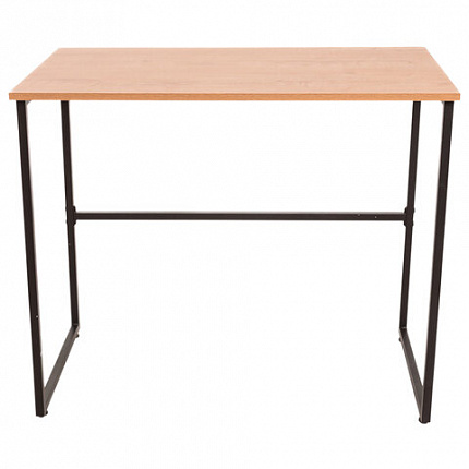 Стол BRABIX "SMART CD-020", 900х500х770 мм, ЛОФТ, металл/ЛДСП бунратти, каркас черный, 641950