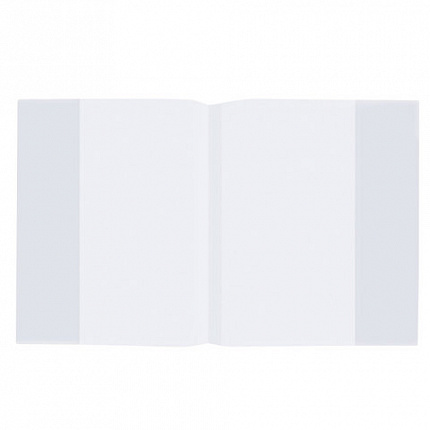 Обложка ПП для тетради и дневника ПИФАГОР прозрачная, плотная, 210х350 мм, 60 мкм, 223075