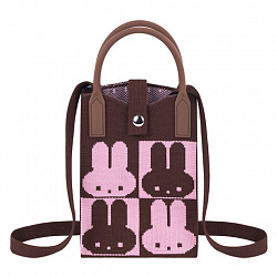 Сумочка-органайзер повседневная HEIKKI KNIT (ХЕЙКИ) кросс боди, вязаная, 17х12х5 см, "Rabbit", 273790