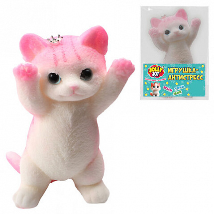 Игрушка-антистресс МЕГА СКВИШ "Большой кот-обнимашка", 20 см, JOLLY JOT (ДЖОЛЛИ ДЖОТ), 665824