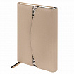 Ежедневник недатированный А5 155х213 мм BRAUBERG "Wild", под кожу, магнит, 160 л., LEO бежевый, 116232
