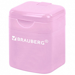 Точилка "PASTEL", с контейнером, корпус ассорти, BRAUBERG, 273255