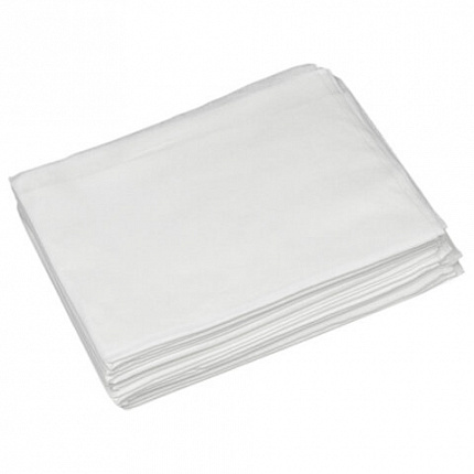 Простыня белая нестерильная 70х200 см, КОМПЛЕКТ 10 шт., спанлейс 50 г/м2, ЧИСТОВЬЕ, 00-021