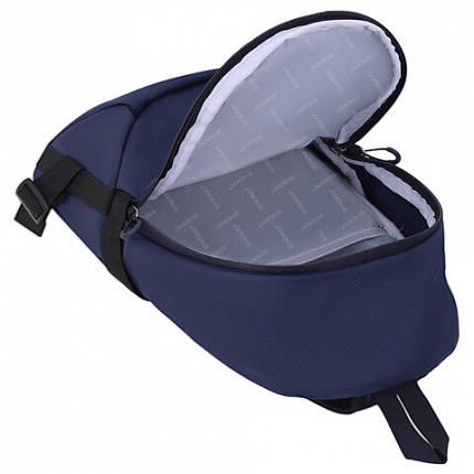 Рюкзак HEIKKI SPORTING (ХЕЙКИ) на одно плечо, эргономичный, синий, 37Х23Х10 см, 273904