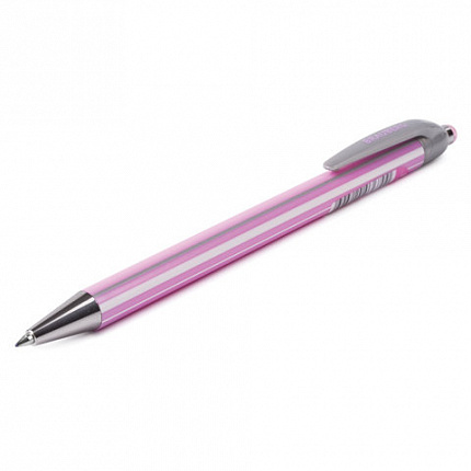 Ручка шариковая автоматическая BRAUBERG "Sakura", корпус ассорти, узел 0,5 мм, линия письма 0,3 мм, 141287