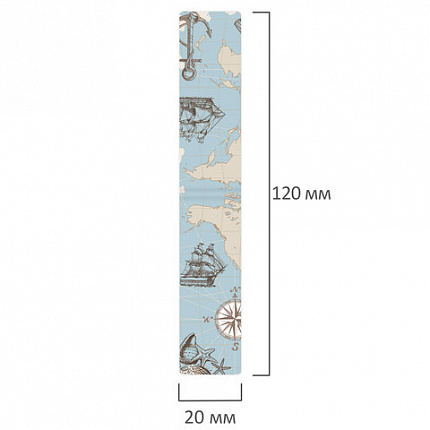 Закладки для книг МАГНИТНЫЕ, "MIX 2", набор 30 шт., 60x20 мм, BRAUBERG, 113178