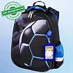 Ранец ЮНЛАНДИЯ EXTRA с дополнительным объемом, 2 отделения, "Soccer ball", 38х29х18 см, 270677