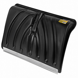 Лопата снеговая 46х33 см БЕЗ ЧЕРЕНКА "КРЕПЫШ" СУПЕРПРОЧНАЯ, планка на клепках, ГРАНДМАСТЕР, 700338