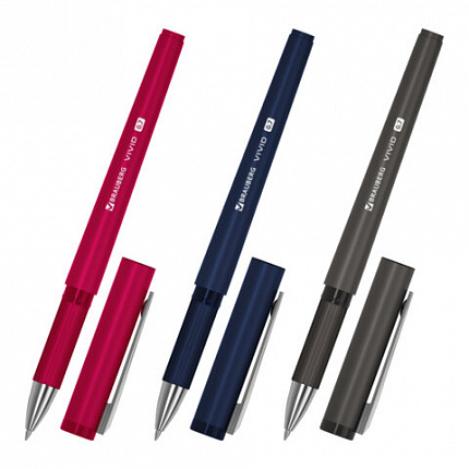 Ручки шариковые с грипом BRAUBERG "DARK FORM", НАБОР 3 ШТУКИ, СИНИЕ, SOFT TOUCH покрытие, узел 0,7 мм, линия письма 0,35 мм, 144401