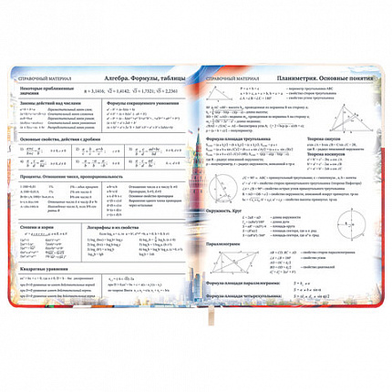 Дневник 1-11 класс 48 л., кожзам (твердая), печать, цветной блок, BRAUBERG, "Великие Люди", 107232