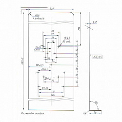 Стойка для дозатора антисептика и мыла с каплесборником, высота 1,7 м, сталь, белая, СД-7, СД-7Б