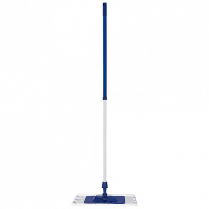 Швабра КОМПЛЕКТ черенок 75-140 см + флаундер + МОП микрофибра (ТИП К), еврорезьба, YORK "Smart", 81140