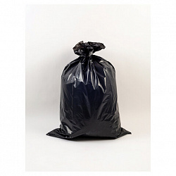 Мешки для мусора 120 л, черные, в рулоне 50 шт., ПВД, 20 мкм, 70х110 см, PACLAN "Professional", 1338507
