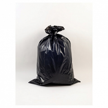 Мешки для мусора 120 л, черные, в рулоне 50 шт., ПВД, 20 мкм, 70х110 см, PACLAN "Professional", 1338507