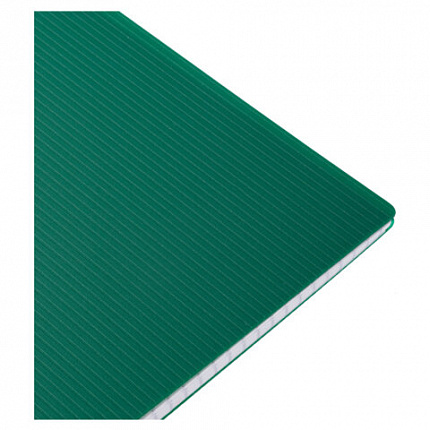 Тетрадь обложка пластик, А4, 80 л., гребень, клетка, HATBER, "VELVET" Зеленая, 081563, 80Т4В1гр_01607