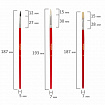 Кисти ПИФАГОР, набор 3 шт. (БЕЛКА: круглая № 3; КОЗА: круглая № 4; ЩЕТИНА: плоская № 6), пакет с европодвесом, 200229