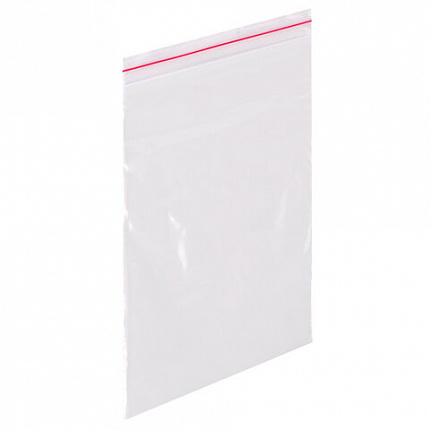 Пакеты ZIP LOCK "зиплок" ПРОЧНЫЕ, комплект 100 шт., 100х150 мм, ПВД, 60 мкм, BRAUBERG EXTRA, 608170
