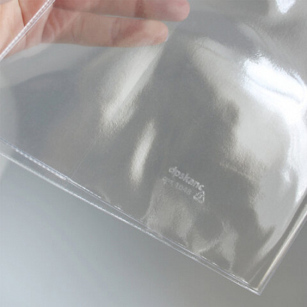 Обложки ПВХ для тетради, дневника, КОМПЛЕКТ 10 шт., 110 мкм, 209х350 мм, прозрачные, ДПС, 1048.1/10