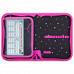 Пенал BRAUBERG, 1 отделение, 1 откидная планка, полиэстер, 21х14 см, "Pink lava", 273522